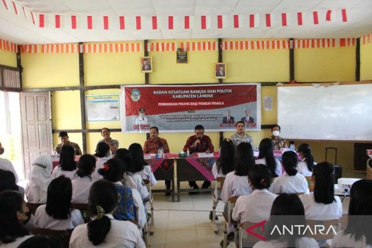Pendidikan politik pemilih pemula di Landak beri pengetahuan jelang pemilu 2024 - ANTARA News Kalimantan Barat