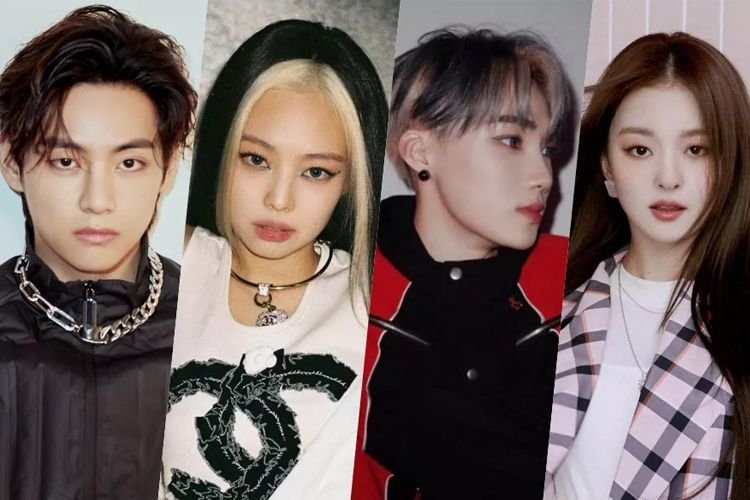 7 Idola KPop yang Melejit dengan Tren Rambut Split-Dyed! V BTS dan Lee Nagyung fromis_9 Dianggap Pelopor