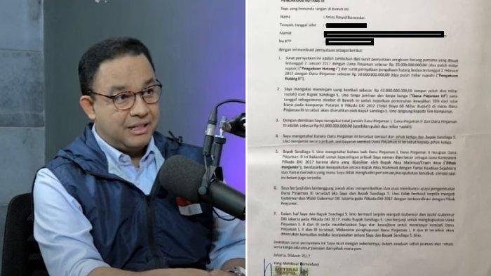 Anies Baswedan Akhirnya Klarifikasi soal Utang Rp50 Miliar: Uangnya Bukan dari Pak Sandi
