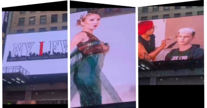 Vanny Tousignant dan NYIFW Siap Gelar International Fashion Week, Billboard NYIFW Semarakkan Times Square