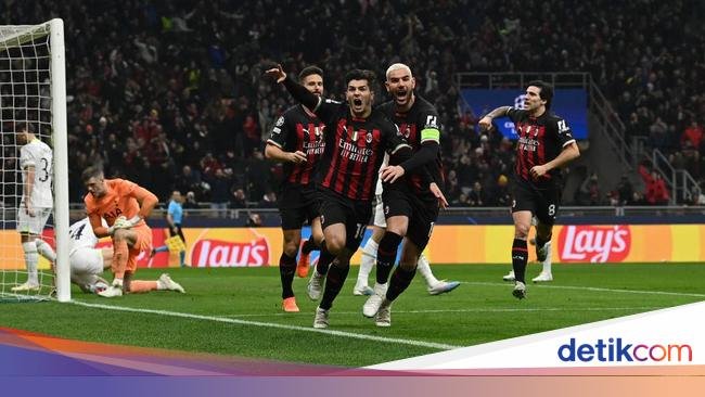 Milan Vs Tottenham: Rossoneri Unggul 1-0 di Babak Pertama