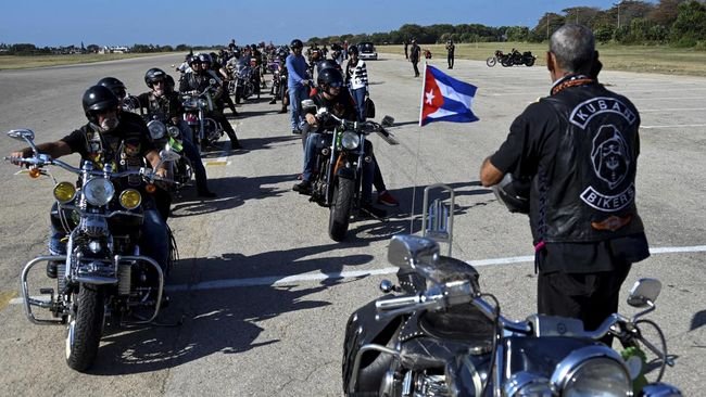FOTO: Cara Pemilik HD di Kuba Pendam Stigma Negatif Moge asal AS