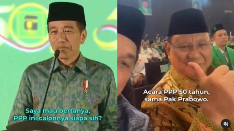 Sempat Rekam Prabowo, Erick Thohir Kutip Video Jokowi Bahas Capres 2024 di Acara Harlah PPP