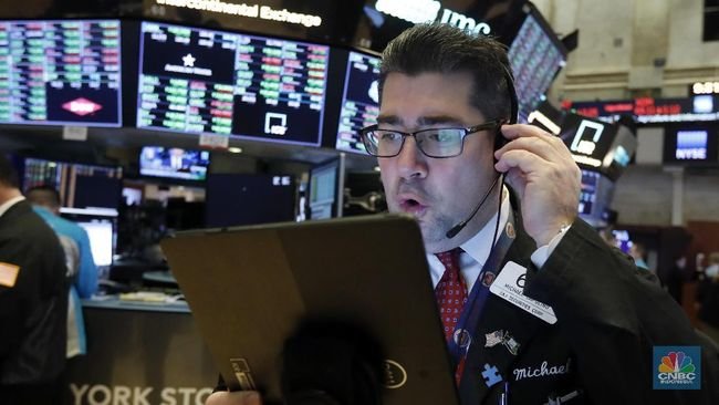 Krisis Amerika Belum Reda, Bursa Wall Street Ambruk Lagi