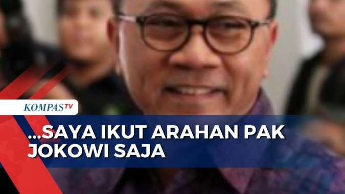 Soal Dukungan Capres, Zulkifli Hasan: Saya Ikut Arahan Pak Jokowi Saja