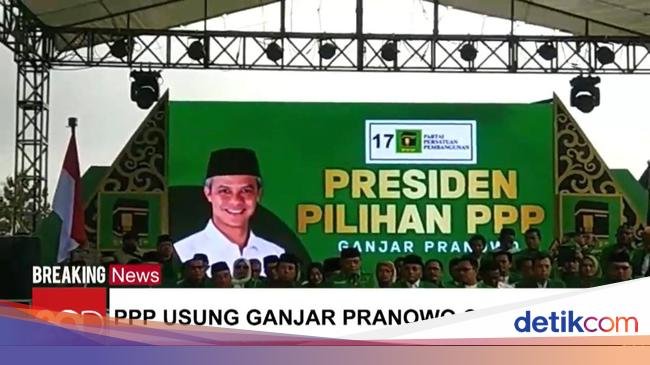 Deklarasi Dukungan PPP untuk Ganjar Pranowo Capres 2024