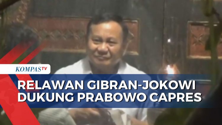 Prabowo Mengaku Kaget Dapat Dukungan Bakal Capres dari Relawan Jokowi dan Gibran