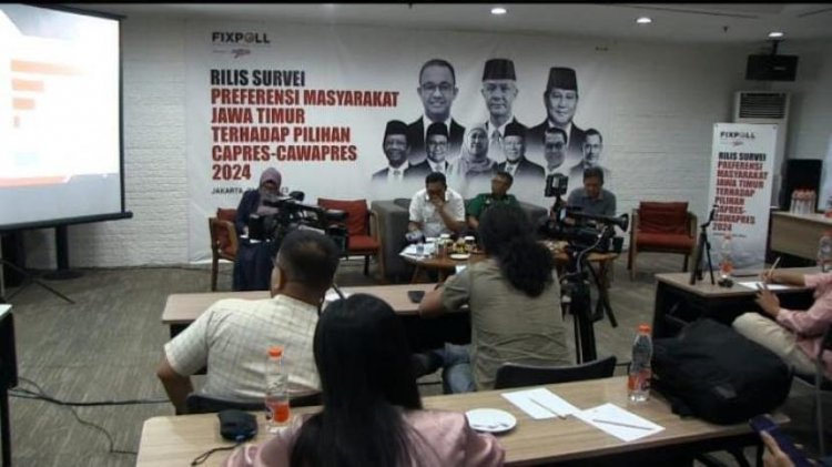 Survei Fixpoll: Di Jatim Prabowo Tertinggi