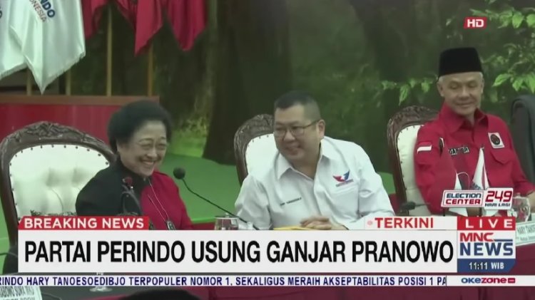 Breaking News! Partai Perindo Resmi Usung Ganjar Pranowo sebagai Capres 2024 : Okezone Nasional