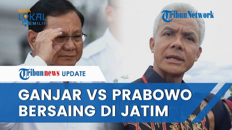 Versi 2 Survei! Persaingan 3 Capres di 5 Provinsi Semakin Ketat, Ganjar vs Prabowo Bersaing di Jatim