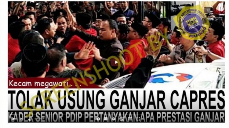 CEK FAKTA: Apa Benar Kader Senior PDIP Deklarasikan Anies Baswedan Ketimbang Dukung Ganjar Pranowo sebagai Capres 2024?