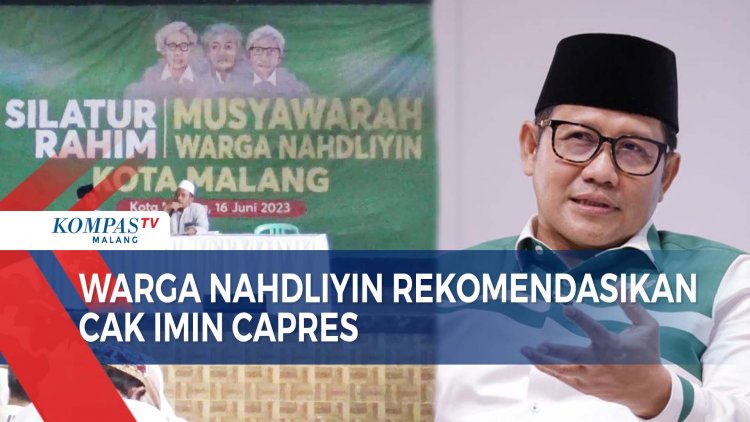 Musyawarah Warga Nahdliyin di Kota Malang, Rekomendasikan Cak Imin Capres
