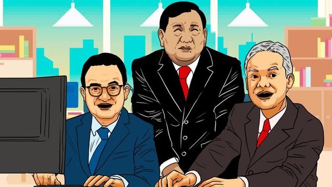 Anies, Ganjar, atau Prabowo? Ini Capres Favorit Pelaku Pasar