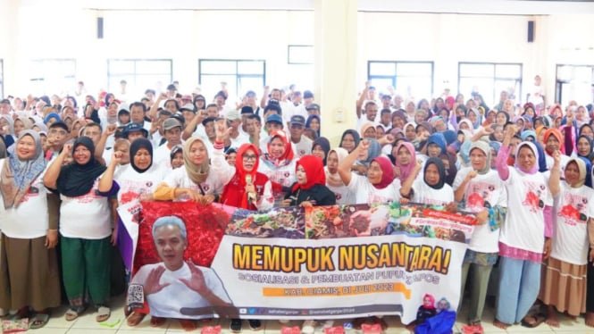 Ikhtiar Relawan Sosialisasikan Ganjar Capres 2024 Penerus Jokowi di Ciamis Jabar