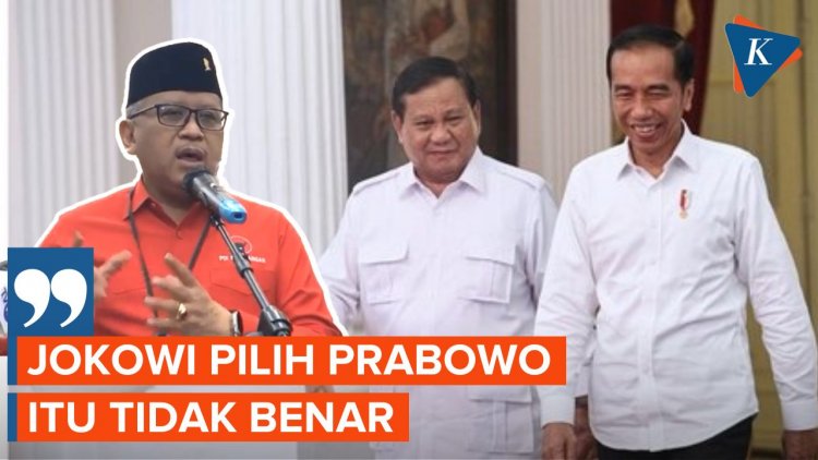 PDI-P Bantah Rumor Jokowi Dukung Prabowo Capres