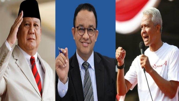 Berikut Hasil Survei Elektabilitas Capres 2024, Prabowo dan Ganjar Saling Susul, Anies Baswedan?