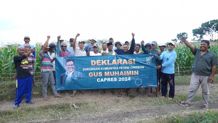Komunitas Petani Cirebon Deklarasikan Gus Muhaimin Capres 2024