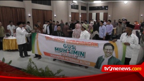 Peternak di Blitar Deklarasikan Dukungan untuk Muhaimin Iskandar Jadi Capres 2024