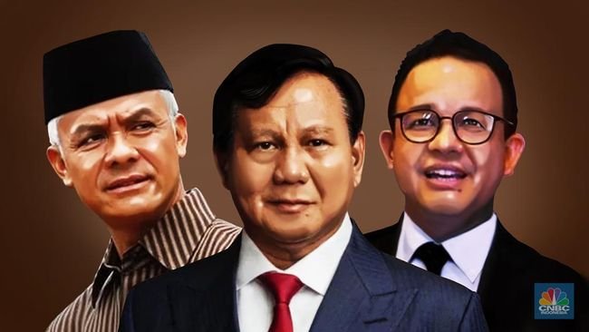 4 Survei Terbaru Capres Anies-Prabowo-Ganjar di Pilpres 2024