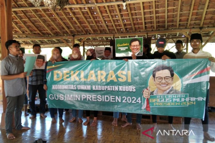 Puluhan pelaku UMKM Kudus deklarasi dukung Muhaimin Capres 2024