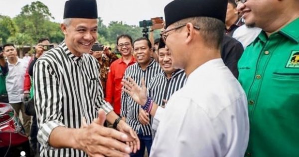 Ganjar Pranowo Bertemu Sandiaga Uno di Bogor, Bahas Capres-Cawapres