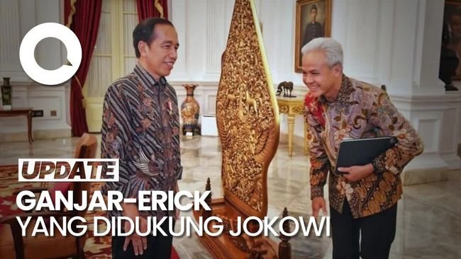 Survei Indikator: Ganjar Capres-Erick Cawapres Paling Didukung Jokowi