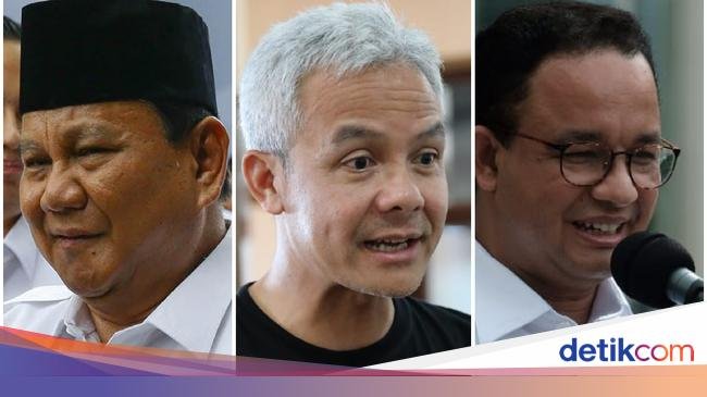 Survei Capres LSI di Lampung: Ganjar 39,7%, Prabowo 38,3%, Anies 14,9%