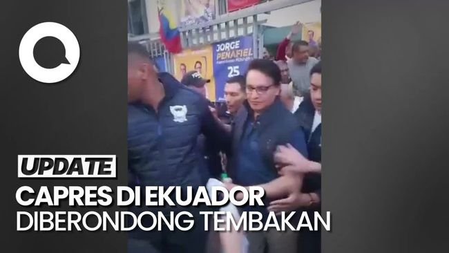 Mencekam! Detik-detik Capres Ekuador Tewas Ditembak saat Kampanye