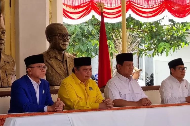 Partai Golkar dan PAN Resmi Deklarasikan Dukungan Capres ke Prabowo Subianto