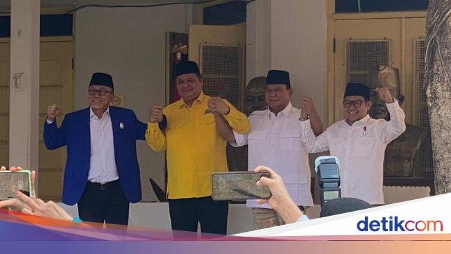 Golkar dan PAN Kompak Deklarasi Dukung Prabowo Subianto Capres 2024