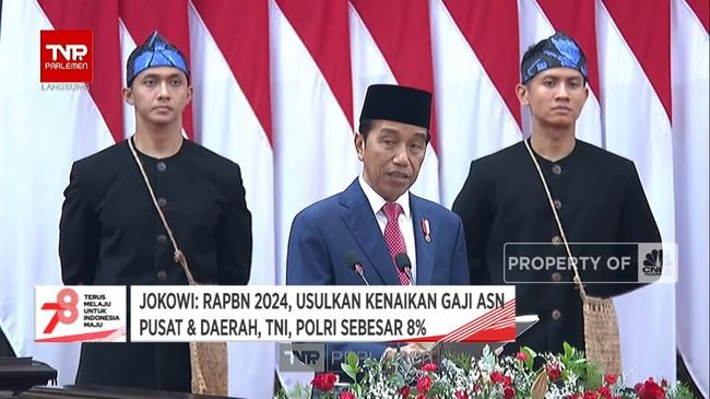 Ditunggu-Tunggu PNS, Ini Pidato Lengkap Nota Keuangan Jokowi