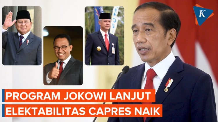 Survei Litbang Kompas: Elektabilitas Capres Naik jika Lanjutkan Program Jokowi