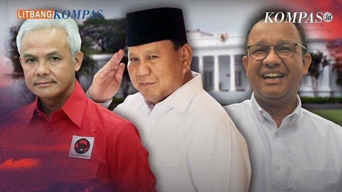 Update Hasil Survei Capres 2024 Litbang Kompas: Elektabilitas Ganjar dan Prabowo Bersaing Ketat
