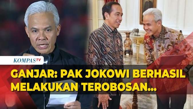 Kala Bakal Capres Ganjar Pranowo Puji Pemerintahan Presiden Jokowi di Hadapan Kader PDIP