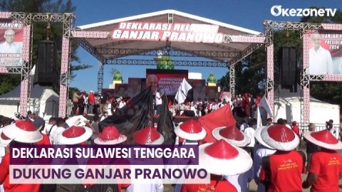 Adian Napitupulu Ajak Warga Sulawesi Tenggara  Dukung Ganjar Pranowo Sebagai Capres 2024 : Okezone Video