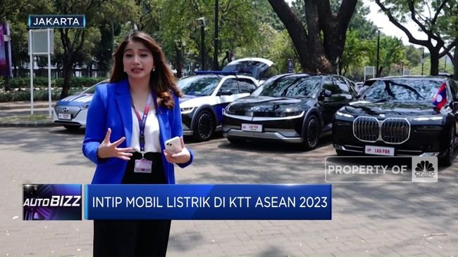 Deretan Mobil Listrik Untuk Delegasi Negara di KTT ASEAN