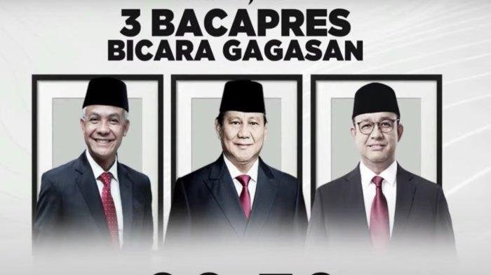 Tiga Bakal Capres Bicara Gagasan, Jawaban Ganjar & Prabowo Tersirat Melanjutkan Jokowi
