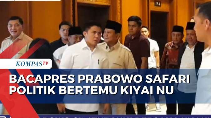 Bakal Capres Prabowo Bertemu Sejumlah Kiyai NU di Surabaya