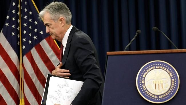Wall Street Ambruk Menanti Pidato Ketua The Fed Powell