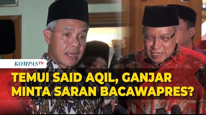 Temui Said Aqil, Bakal Capres PDIP Ganjar Pranowo Minta Saran Bacawapres?