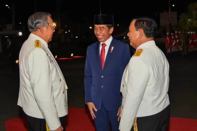 Jokowi, SBY, dan Prabowo Mesra di Parade Senja HUT TNI, Pengamat: Tanda Kuat Dukungan untuk Capres ke-8