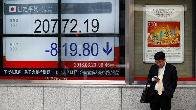 Inflasi AS Melonjak Lagi, Bursa Asia Dibuka Merana
