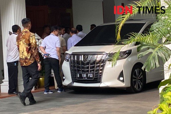 Prabowo Subianto Tiba di Kertanegara Menjelang Daftar Capres ke KPU
