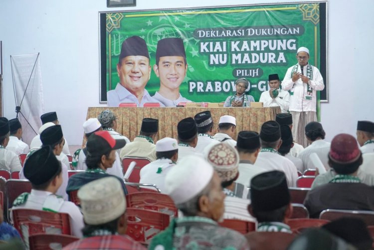 Duet Prabowo dan Gibran jadi Capres-Cawapres Pilihan Kiai NU di Sampang
