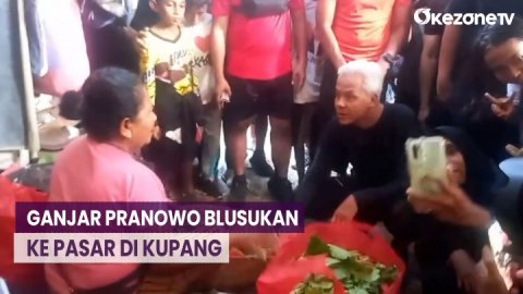 Ikut Car Free Day di Kupang, Capres Ganjar Pranowo Blusukan ke Pasar dan Beli Sayur : Okezone Video
