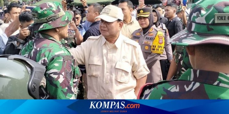 Prabowo Kerja sebagai Menhan Sampai Sore, Malamnya Debat Capres