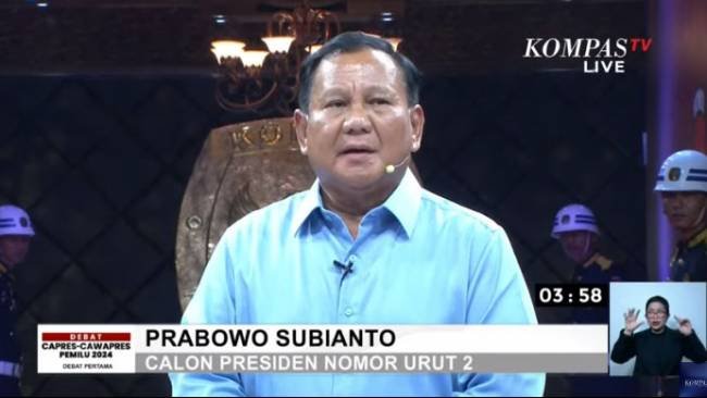 Pengamat: Penampilan Prabowo Saat Debat Capres Perdana Tak Seperti di Pilpres 2014 dan 2019