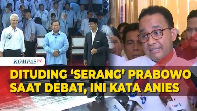 Anies Jawab Tudingan  Serang  Prabowo saat Debat Pertama Capres: Saya Sampaikan Fakta