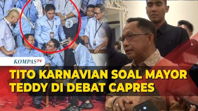 Tito Karnavian Tanggapi Soal Mayor Teddy Ajudan Prabowo Hadiri Debat Capres di KPU