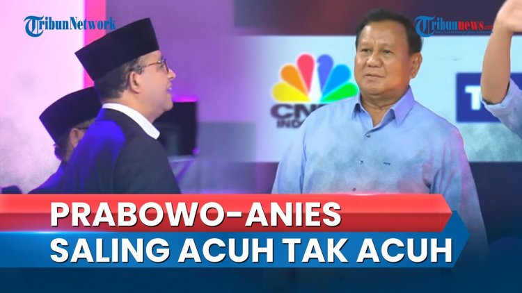 MOMEN Ganjar-Mahfud Temui Capres-Cawapres sebelum Debat, Prabowo & Anies Saling Acuh Tak Acuh
